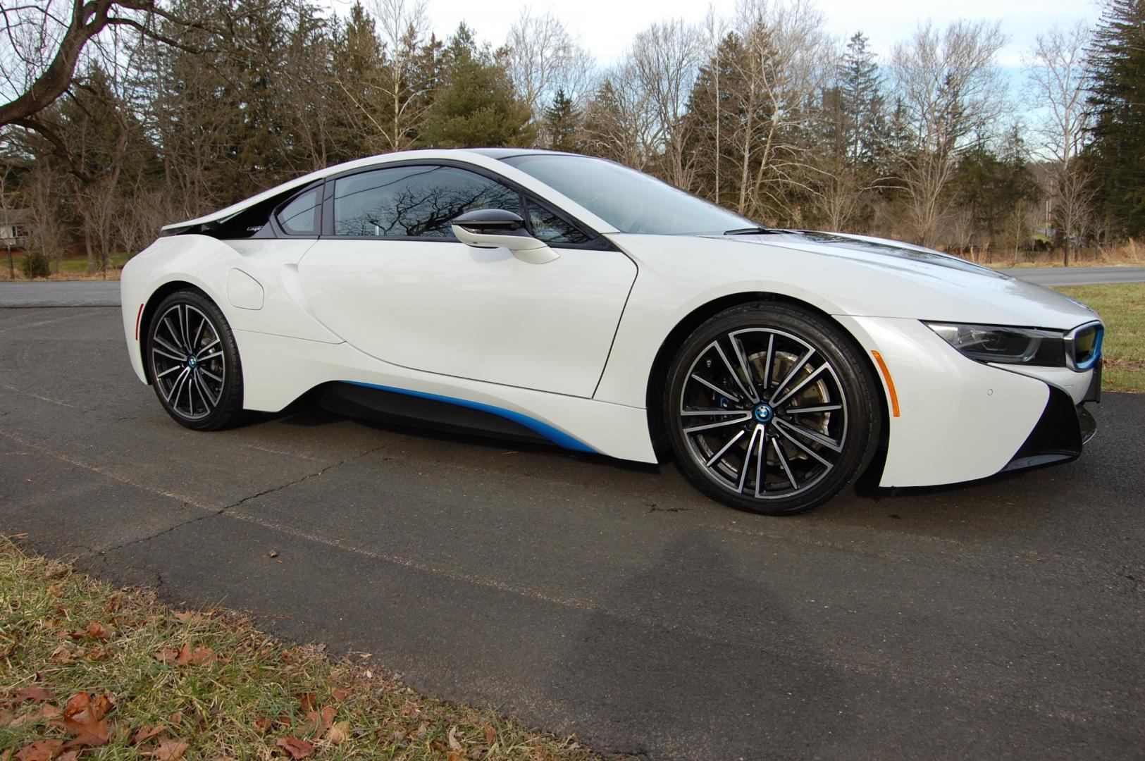 2019 White /Brown Leather BMW i8 (WBY2Z4C50KV) with an 3 cylinder Turbo/ Electric drive engine, Automatic transmission, located at 6528 Lower York Road, New Hope, PA, 18938, (215) 862-9555, 40.358707, -74.977882 - Here we have a beautiful looking and driving 2019 BMW i8 with 7,497 miles. This BMW has a 3 cylinder turbo gas engine with electric motors putting power to all four wheels via an automatic transmission. The interior offers brown leather, keyless entry, cruise control, tilt steering wheel, power wind - Photo#51